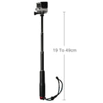 Monopiede estensibile 19-49 cm per action camera