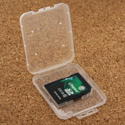 Scatola per schede di memoria in plastica trasparente da 100 pezzi per scheda di memoria Secure Digital/scheda SD, SD Card
