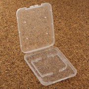 Scatola per schede di memoria in plastica trasparente da 100 pezzi per scheda di memoria Secure Digital/scheda SD, SD Card