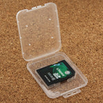 Scatola per schede di memoria in plastica trasparente da 100 pezzi per scheda di memoria Secure Digital/scheda SD, SD Card