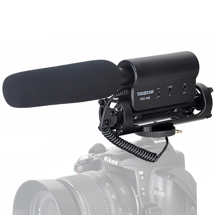 TAKSTAR SGC-598 Microfono dedicato per interviste fotografiche professionali per videocamera DSLR e DV