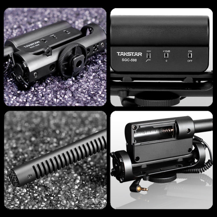 Microfono condensatore SGC-598 per videocamere DSLR e DV