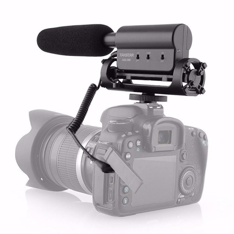 SGC-598 Microfoni per registrazione a condensatore Microfoni dedicati per interviste fotografiche professionali per videocamera DSLR e DV