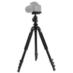 Treppiede portatile regolabile Triopo C-158+KJ-1 in lega di alluminio, C-158+KJ-1 (Black)