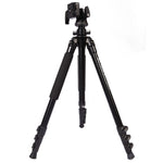Treppiede portatile regolabile Triopo C-158+KJ-1 in lega di alluminio, C-158+KJ-1 (Black)