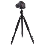 Treppiede portatile regolabile Triopo C-158+KJ-1 in lega di alluminio, C-158+KJ-1 (Black)