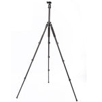 Treppiede portatile regolabile Triopo C-158+KJ-1 in lega di alluminio, C-158+KJ-1 (Black)