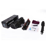Triopo GT-2505x8.C Treppiede portatile regolabile in fibra di carbonio con testa a sfera in alluminio B-1 per fotocamera DSLR Canon Nikon Sony, GT-2505x8.C (Black), GT-2505x8.C (Gold)