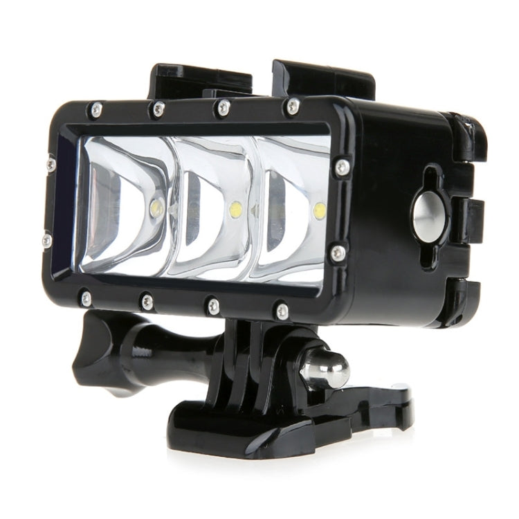 Luce video impermeabile 300 lumen per action camera