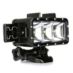 Luce video impermeabile 300 lumen per action camera