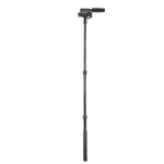 Supporto per asta portatile in lega di alluminio per fotocamera reflex/microfono con luce LED, lunghezza massima: 173 cm