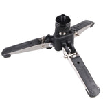 Base universale per monopiede a tre piedi per videocamera, Black Stand Base