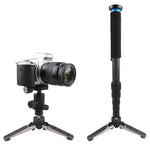 Base universale per monopiede a tre piedi per videocamera, Black Stand Base