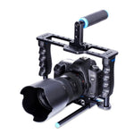 YELANGU YLG0107E-A Set superiore stabilizzatore con impugnatura a gabbia protettiva per fotocamera DSLR