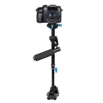 YELANGU S40L Stabilizzatore portatile in lega di alluminio da 40 cm per fotocamera DSLR DV