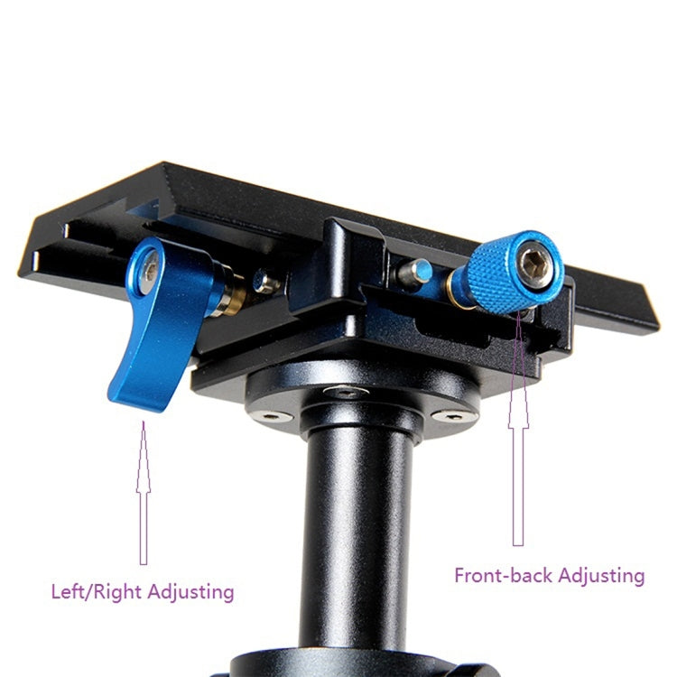 YELANGU S40L Stabilizzatore portatile in lega di alluminio da 40 cm per fotocamera DSLR DV