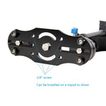 YELANGU S40L Stabilizzatore portatile in lega di alluminio da 40 cm per fotocamera DSLR DV