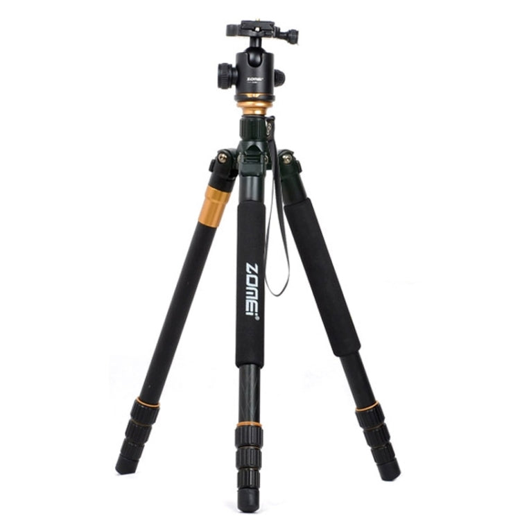 ZOMEI Z688 Monopiede treppiede portatile da viaggio professionale in lega di magnesio con testa a sfera per fotocamera digitale, Z688