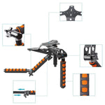 YELANGU YLG0107D Rig I Maniglie multifunzionali Supporto a spalla per fotocamera per fotocamera DSLR/videocamera