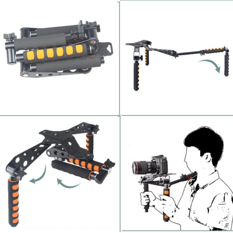 YELANGU YLG0107D Rig I Maniglie multifunzionali Supporto a spalla per fotocamera per fotocamera DSLR/videocamera