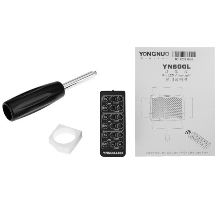 YONGNUO YN600L 600 LED 5500K Luce video LED regolabile con temperatura di colore per videocamera DSLR Canon / Nikon / Sony, YN600L