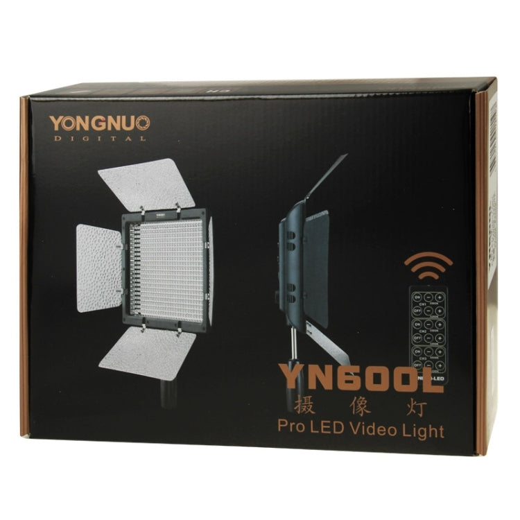 YONGNUO YN600L 600 LED 5500K Luce video LED regolabile con temperatura di colore per videocamera DSLR Canon / Nikon / Sony, YN600L