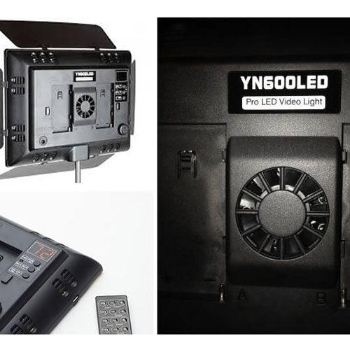 YONGNUO YN600L 600 LED 5500K Luce video LED regolabile con temperatura di colore per videocamera DSLR Canon / Nikon / Sony, YN600L