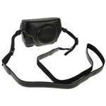 Borsa per fotocamera in pelle PU stile retrò con cinturino per Sony RX100 M3 / M4 / M5