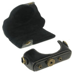 Borsa per fotocamera in pelle PU stile retrò con cinturino per Sony RX100 M3 / M4 / M5