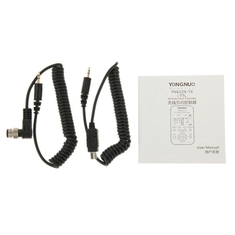 YONGNUO YN622N-KIT Controller trigger flash wireless i-TTL + kit ricetrasmettitore per fotocamera Nikon, for Nikon