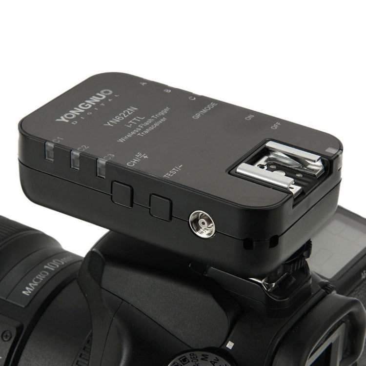 YONGNUO YN622N-KIT Controller trigger flash wireless i-TTL + kit ricetrasmettitore per fotocamera Nikon, for Nikon