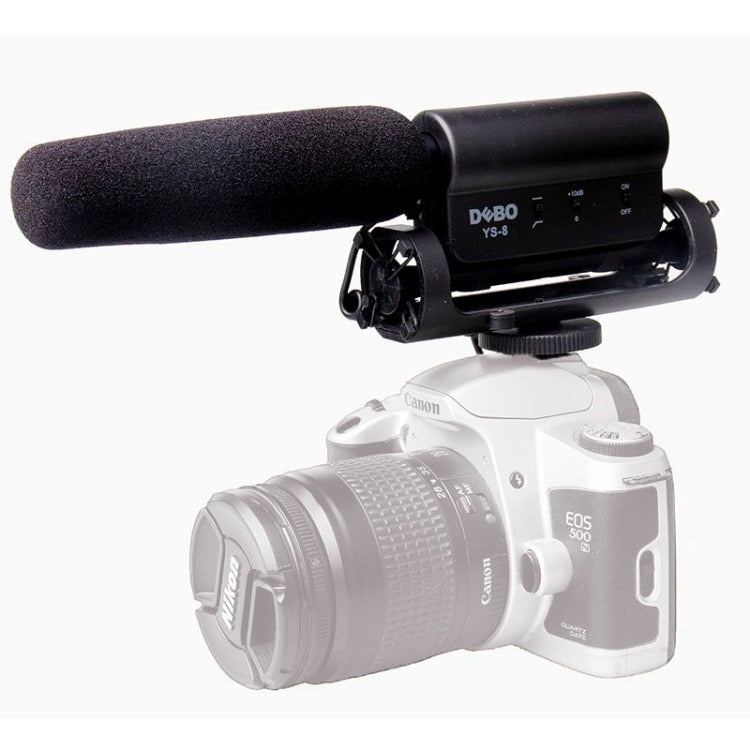 Microfono DEBO YS-8 per videocamere DSLR e DV