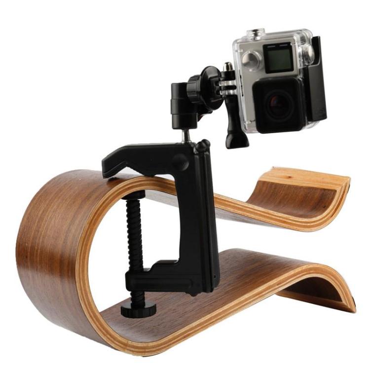 Supporto da tavolo con morsetto fisso per action camera