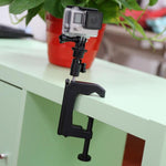 Supporto da tavolo con morsetto fisso per action camera