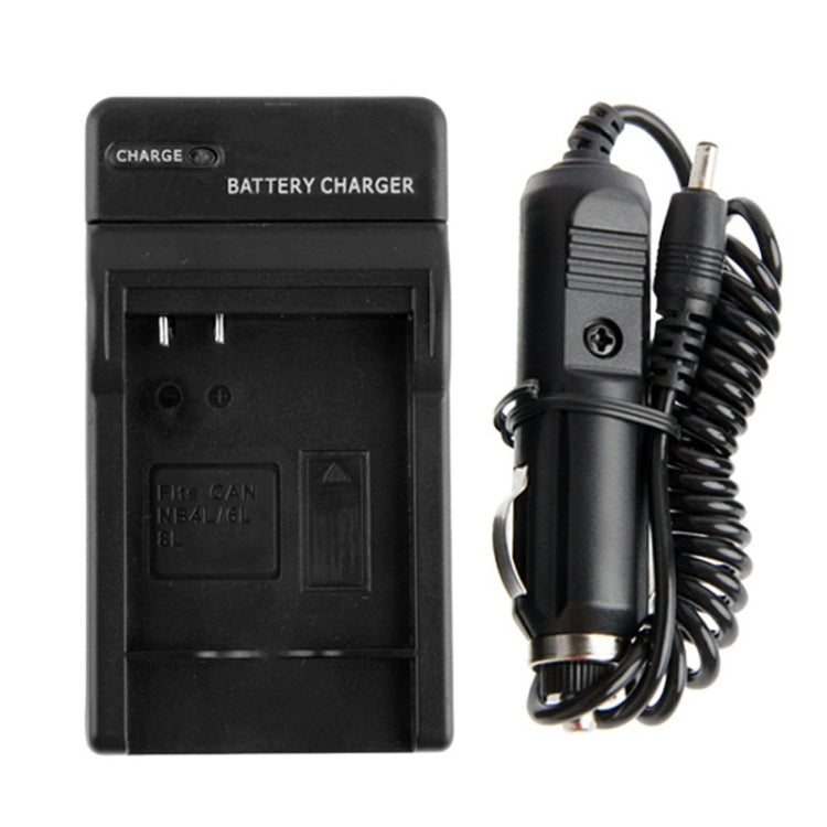 Caricabatteria da auto per batteria per fotocamera digitale per Canon NB-4L / NB-6L / NB-8L, NB-8L