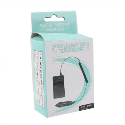 Caricabatteria da auto per batteria per fotocamera digitale per Sony DB-BD1, DB-BD1