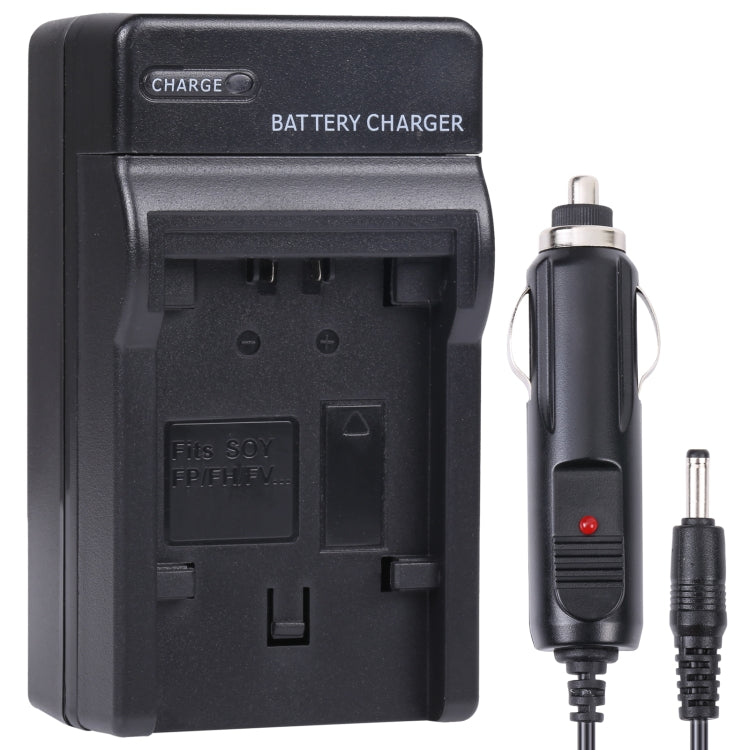 Caricabatteria da auto per batteria per fotocamera digitale per Sony NP-FV100, NP-FV100