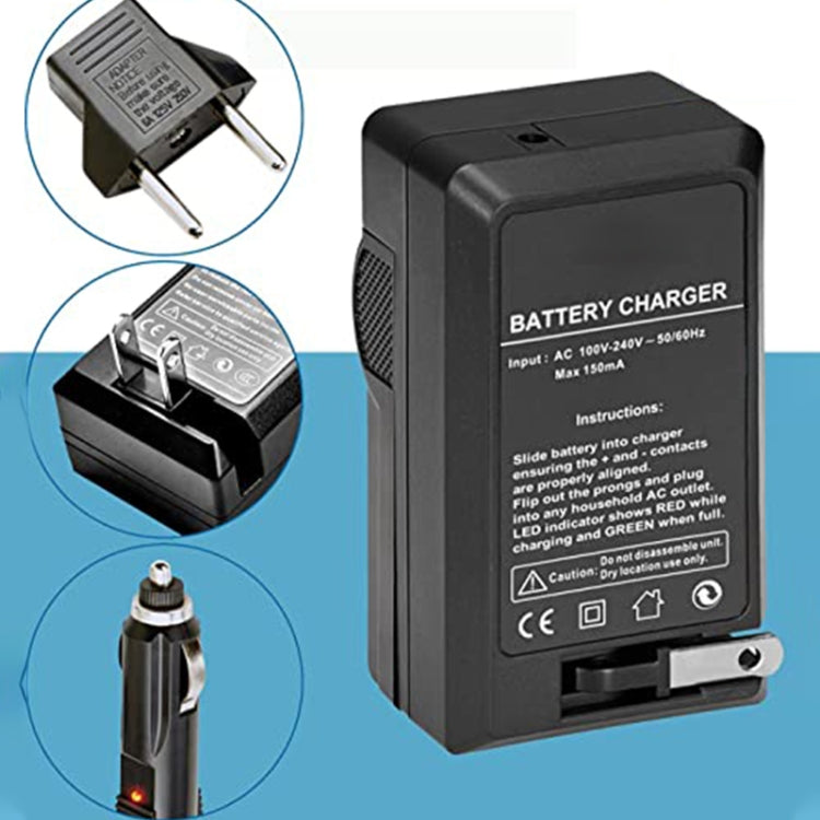 Caricabatteria per fotocamera digitale per Panasonic D08S/ 16S/ 28S/ D120/ 220/ 320, D08S