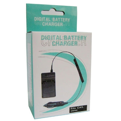 Caricabatteria per fotocamera digitale per CASIO CNP-60, CNP-60