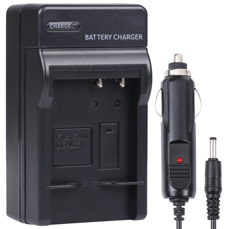 Caricabatteria per fotocamera digitale per SANYO DBL20, DBL20