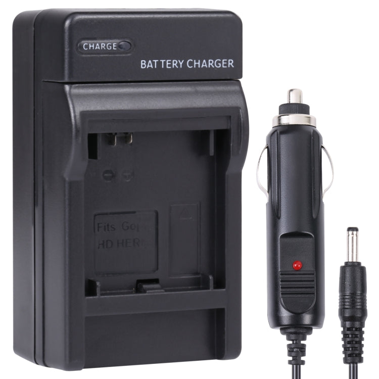Caricabatterie intelligente per batteria per fotocamera digitale con presa di corrente e set da viaggio per caricabatteria da auto per Gopro HD HERO3, HERO3