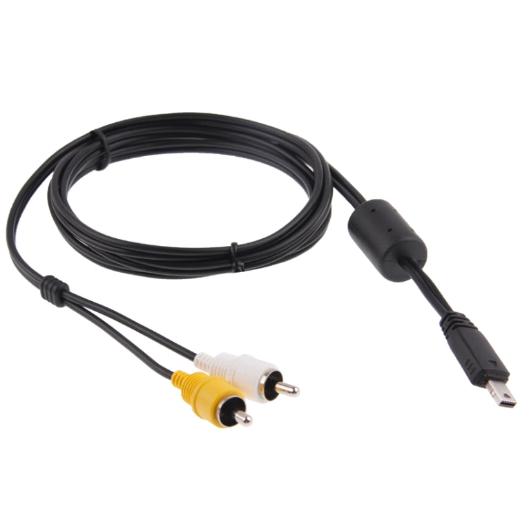 Cavo AV per fotocamera digitale per Casio EX-S7 / EX-S10/ EX-S12 / EX-S200 / EX-S28 / S-21 / S-22, lunghezza: 1,5 m, Casio EX-S7 /EX-S10