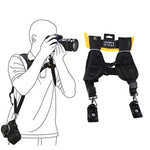 Tracolla doppia sicura e veloce per 2 fotocamere DSLR (QS-B 1/4, QS-B 1/4