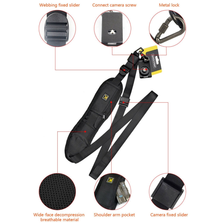 Tracolla singola per fotocamera rapida, sicura e veloce, Sling Strap