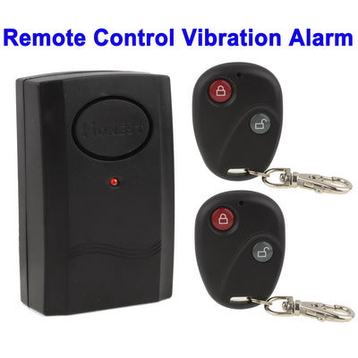 Allarme vibrazione wireless con 2 telecomandi e batteria GF22