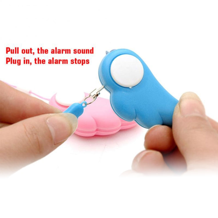 Dispositivo anti-stupro Angel Wing Allarme personale, Autodifesa Difendi il lupo, Mini allarme con suono di allarme da 90 dB per ragazze e bambini, Angel Wing