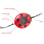 Allarme Personale Coccinella, Autodifesa Difendi Lupo, Mini Allarme per Ragazze e Bambini, Ladybird
