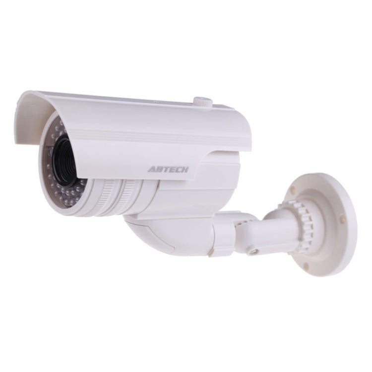 Telecamera CCTV di sicurezza fittizia dall'aspetto realistico con LED rosso lampeggiante, 2000