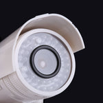 Telecamera finta di sicurezza con LED rosso lampeggiante
