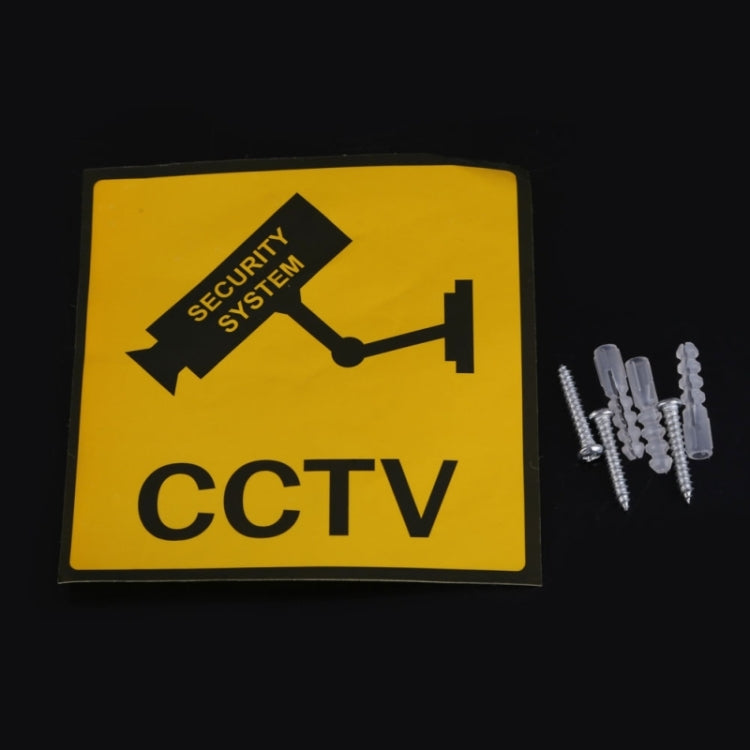 Telecamera finta di sicurezza con LED rosso lampeggiante